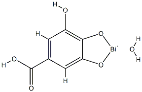 비스무트서브갈레이트(2G)(AS) 구조식 이미지