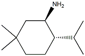 Cyclohexanamine, 5,5-dimethyl-2-(1-methylethyl)-, (1R,2S)-rel- (9CI) Structure