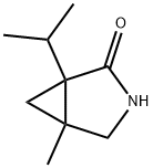 3-Azabicyclo[3.1.0]hexan-2-one,5-methyl-1-(1-methylethyl)-(9CI) Structure