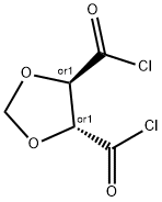 1,3-Dioxolane-4,5-dicarbonyldichloride,(4R,5R)-rel-(9CI) Structure