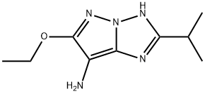 1H-Pyrazolo[1,5-b][1,2,4]triazol-7-amine,6-ethoxy-2-(1-methylethyl)-(9CI) 구조식 이미지