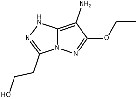 1H-Pyrazolo[5,1-c]-1,2,4-triazole-3-ethanol,7-amino-6-ethoxy-(9CI) Structure