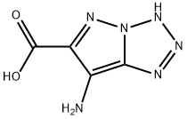 1H-Pyrazolo[1,5-d]tetrazole-6-carboxylicacid,7-amino-(9CI) Structure