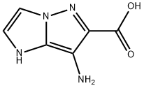 1H-Imidazo[1,2-b]pyrazole-6-carboxylicacid,7-amino-(9CI) Structure