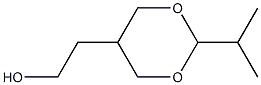 1,3-Dioxane-5-ethanol,2-(1-methylethyl)-(9CI) 구조식 이미지