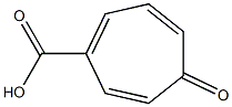 1,3,6-사이클로헵타트리엔-1-카복실산,5-옥소-(8CI) 구조식 이미지