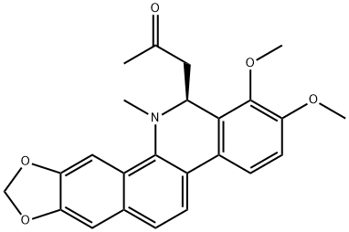 6-Acetonyldihydrochelerythrine 구조식 이미지