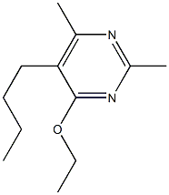 Pyrimidine,5-butyl-4-ethoxy-2,6-dimethyl-(9CI) Structure