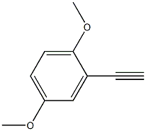 벤젠,2-에티닐-1,4-디메톡시- 구조식 이미지
