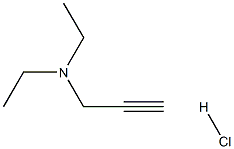 2-Propyn-1-amine,N,N-diethyl-, hydrochloride (1:1) Structure