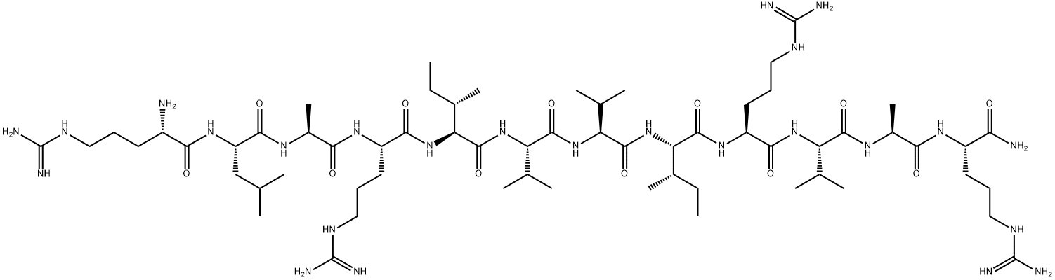 RLARIVVIRVAR-amide trifluoroacetate Structure