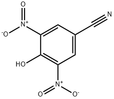 Benzonitrile, 4-hydroxy-3,5-dinitro- 구조식 이미지