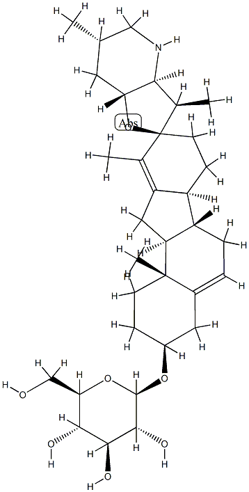 11-DEOXOJERVINEBETA-D-GLUCOSIDE Structure