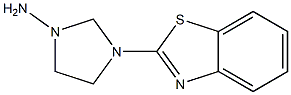 1-Imidazolidinamine,3-(2-benzothiazolyl)-(9CI) Structure