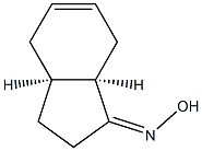 1H-Inden-1-one,2,3,3a,4,7,7a-hexahydro-,oxime,(3aR,7aS)-rel-(9CI) Structure