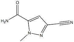 1H-Pyrazole-5-carboxamide,3-cyano-1-methyl-(9CI) Structure