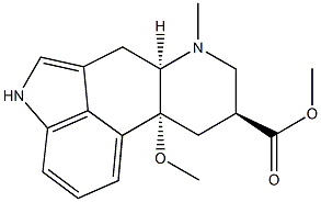 10β-Methoxy-6-methylergoline-8α-carboxylic acid methyl ester Structure