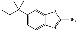 2-Benzothiazolamine,6-(1,1-dimethylpropyl)-(9CI) Structure