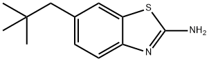 2-벤조티아졸아민,6-(2,2-디메틸프로필)-(9CI) 구조식 이미지