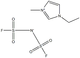 1-Ethyl-3-methylimidazolium bis(fluorosulfonyl)imide 구조식 이미지