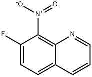 7-FLUORO-8-NITROQUINOLINE Structure