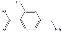 4-aminomethyl-2-hydroxybenzoic acid 구조식 이미지