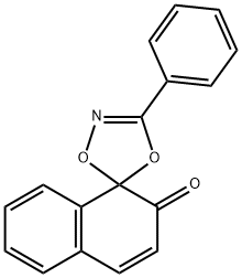 3-Phenylspiro[1,4,2-dioxazole-5,1'(2'H)-naphthalen]-2'-one 구조식 이미지