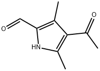 1H-Pyrrole-2-carboxaldehyde,4-acetyl-3,5-dimethyl-(9CI) Structure