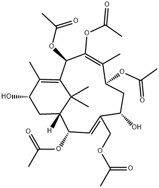 13-Deacetyltaxachitriene A 구조식 이미지