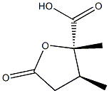 D-에리트로-펜타릭산,2,3-디데옥시-3-메틸-4-C-메틸-,1,4-락톤(9CI) 구조식 이미지