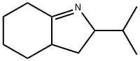 2H-Indole,3,3a,4,5,6,7-hexahydro-2-(1-methylethyl)-(9CI) 구조식 이미지