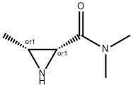 2-Aziridinecarboxamide,N,N,3-trimethyl-,(2R,3R)-rel-(9CI) 구조식 이미지