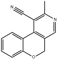 2-methyl-5H-chromeno[3,4-c]pyridine-1-carbonitrile(SALTDATA: FREE) Structure
