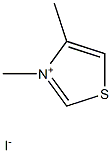 Thiazolium,3,4-dimethyl-, iodide (1:1) 구조식 이미지