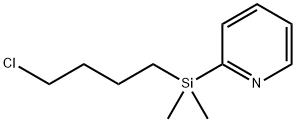 Pyridine,2-[(4-chlorobutyl)dimethylsilyl]-(9CI) Structure