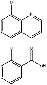 salicylic acid, compound with quinolin-8-ol (1:1)  Structure