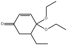 2-Cyclohexen-1-one,4,4-diethoxy-5-ethyl-(9CI) 구조식 이미지
