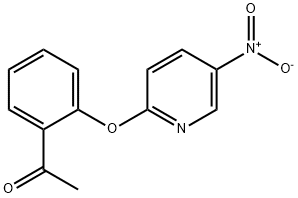 1-(2-(5-nitropyridin-2-yloxy)phenyl)ethanone 구조식 이미지