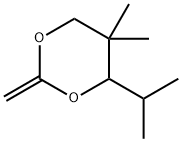 1,3-Dioxane,5,5-dimethyl-2-methylene-4-(1-methylethyl)-(9CI) 구조식 이미지