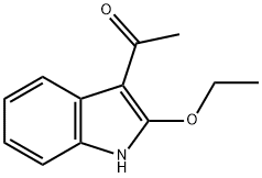 Ethanone,1-(2-ethoxy-1H-indol-3-yl)-(9CI) Structure