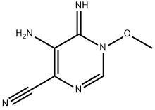 4-Pyrimidinecarbonitrile,5-amino-1,6-dihydro-6-imino-1-methoxy-(9CI) Structure