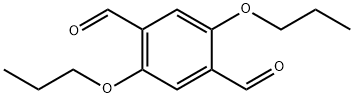 2,5-dipropoxybenzene-1,4-dicarbaldehyde 구조식 이미지