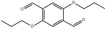 2,5-dipropoxybenzene-1,4-dicarbaldehyde Structure