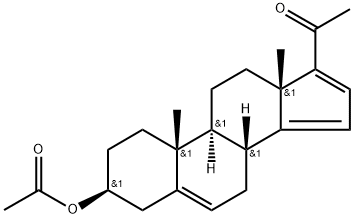 (3β)-3-(Acetyloxy)pregna-5,14,16-trien-20-one 구조식 이미지