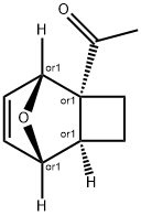 Ethanone, 1-(1R,2R,5R,6S)-9-oxatricyclo[4.2.1.02,5]non-7-en-2-yl-, rel- (9CI) Structure