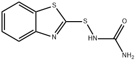 2-Benzothiazolesulfenamide,N-(aminocarbonyl)-(9CI) Structure