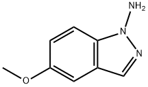 1H-인다졸-1-아민,5-메톡시-(9CI) 구조식 이미지