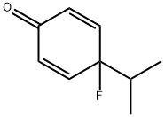 2,5-Cyclohexadien-1-one,4-fluoro-4-(1-methylethyl)-(9CI) 구조식 이미지