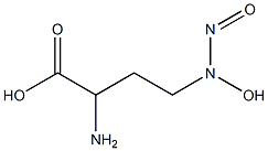 homoalanosine 구조식 이미지