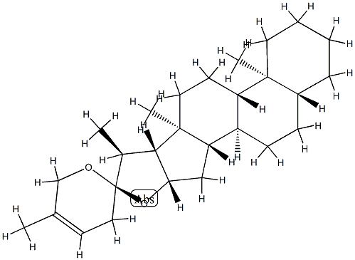 5α-Spirost-24-ene Structure